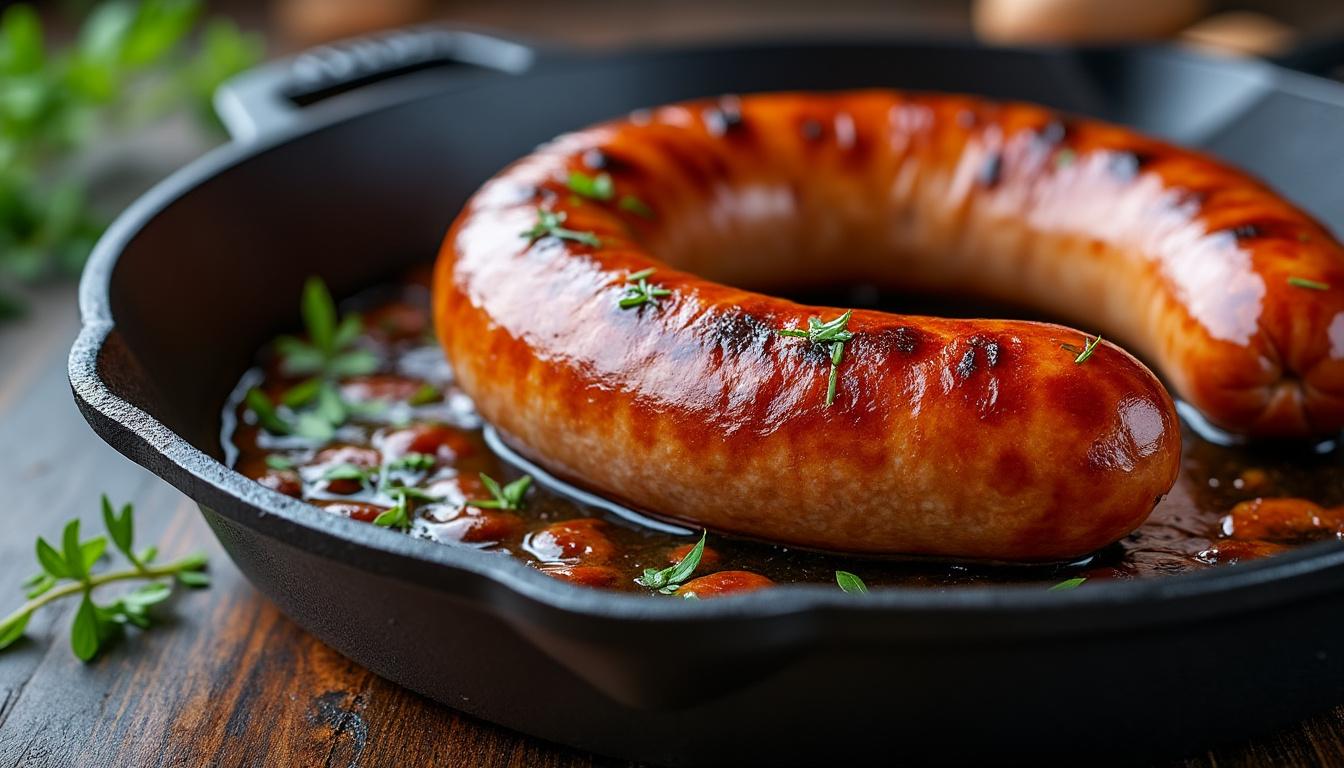 découvrez nos astuces pour réussir à coup sûr la cuisson de la saucisse de toulouse au four et savourer un plat savoureux et parfaitement doré.