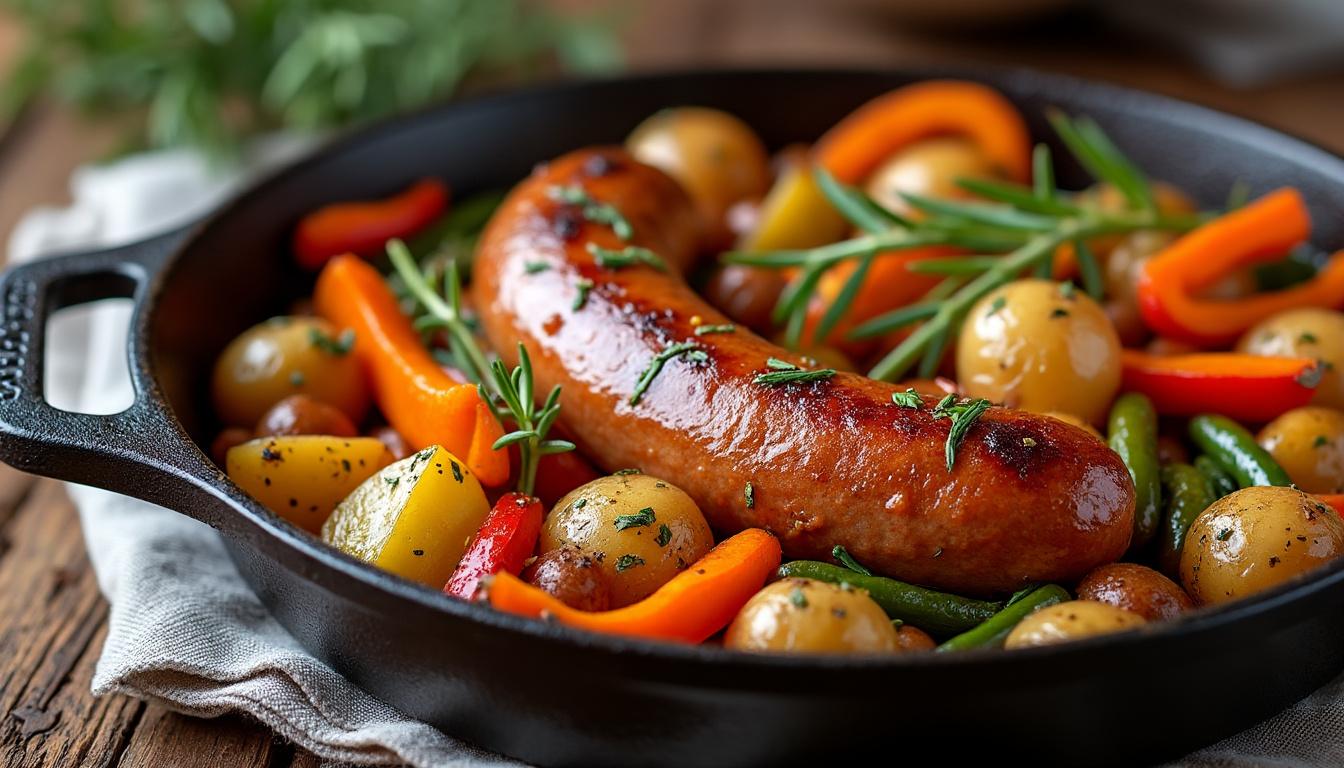 découvrez nos astuces pour réussir parfaitement la cuisson de la saucisse de toulouse au four et savourer toute sa saveur traditionnelle.