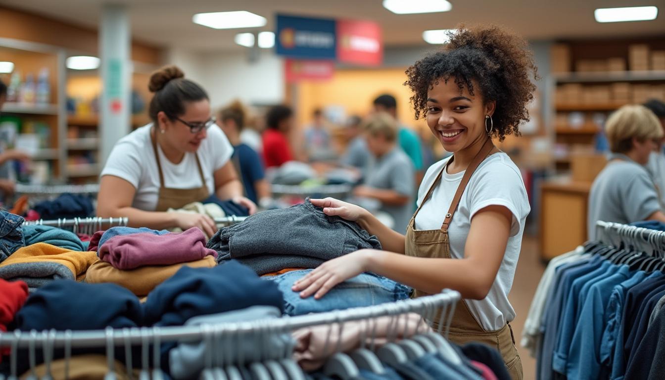 découvrez frip'fouille à saint aubin, la friperie solidaire d'emmaüs agir toulouse, qui propose des vêtements de seconde main de qualité pour tous, tout en soutenant une cause sociale et environnementale.
